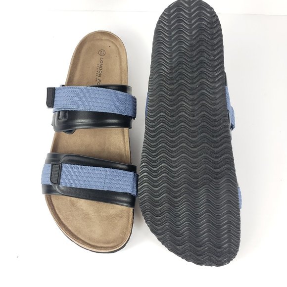 Men's London Fog Blue Sandals Size US 12 - Picture 3 of 8